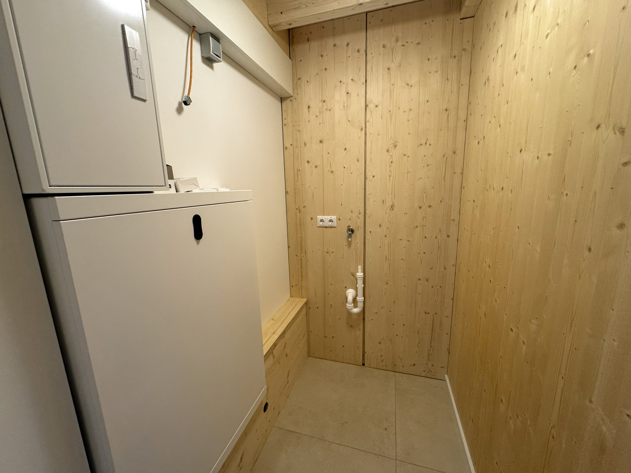 Abstellraum in der Wohnung mit Waschmaschinenanschluss